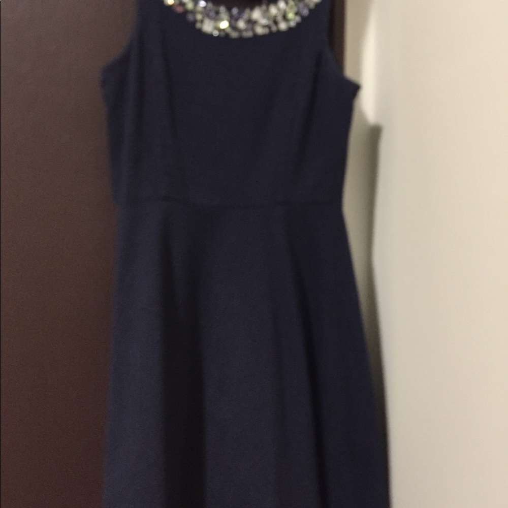 Blue mini dress, gems